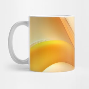 Abstraction. Yellow and pink roses. Mug